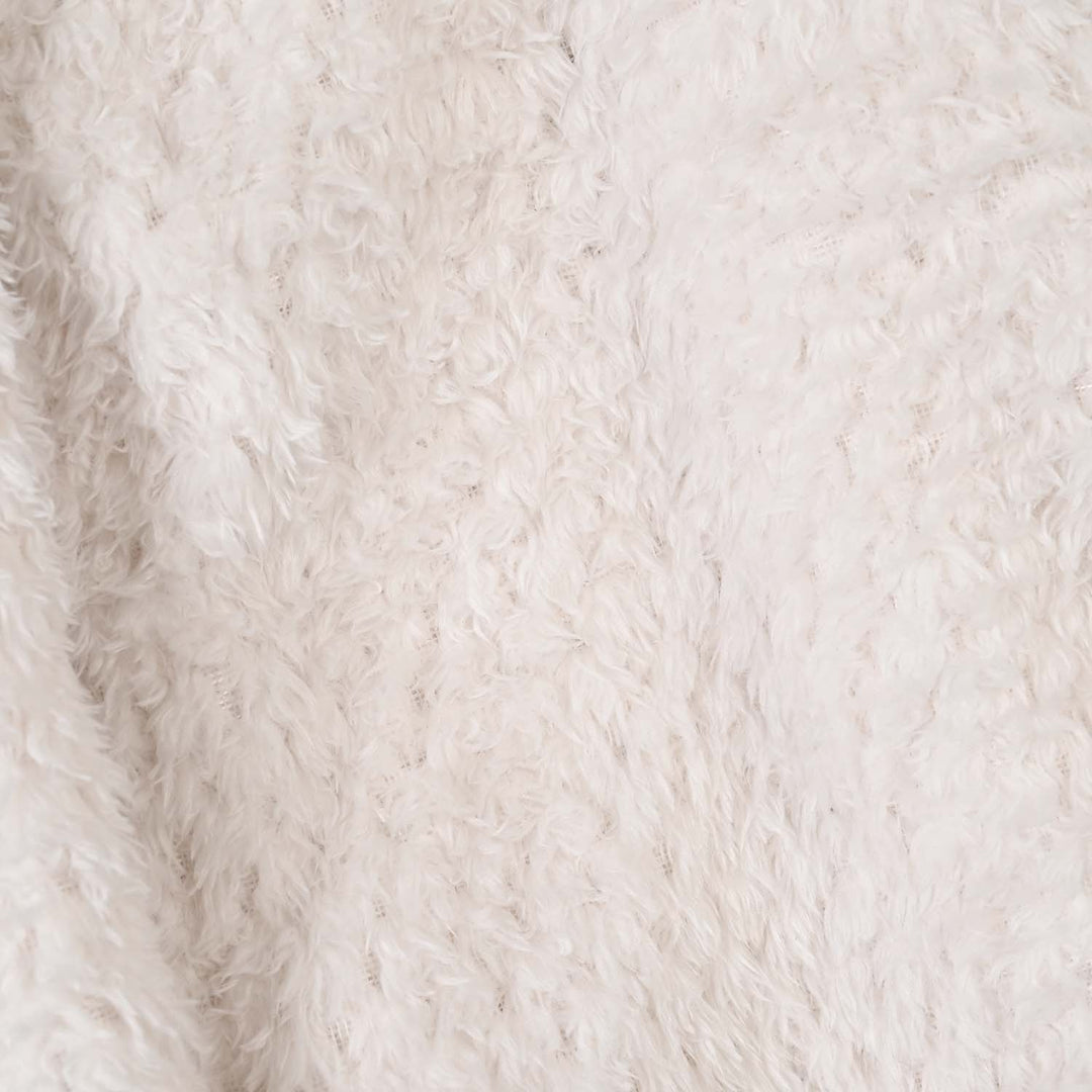Girls Fur Jacket White