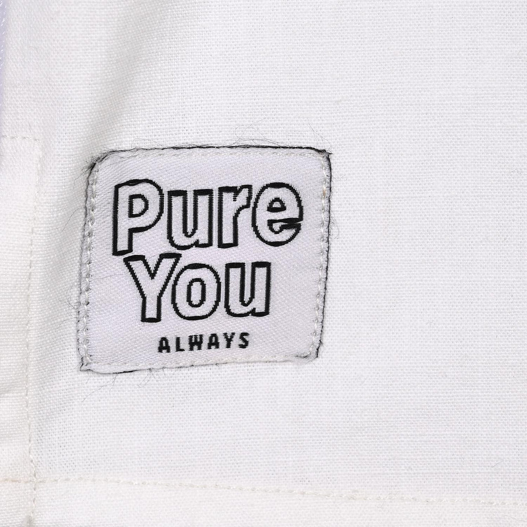 Boys Cotton Slub Shirt H/S (Pure You)-White