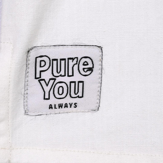 Boys Cotton Slub Shirt H/S (Pure You)-White