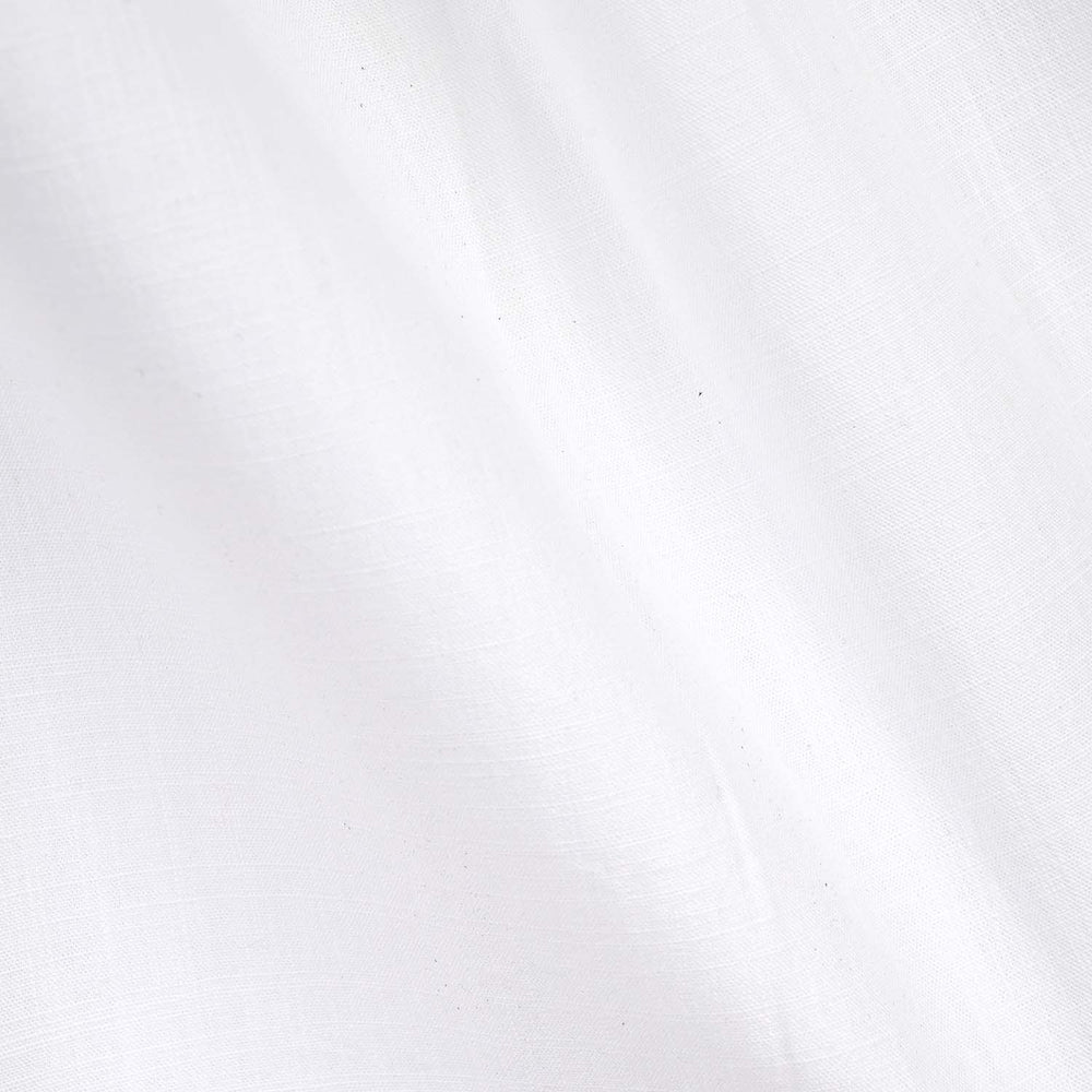 Boys Cotton Slub Shirt F/S (Red Bartec)-White