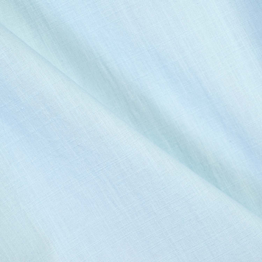 Boys Cotton Slub Shirt (Breeze)-Light Blue