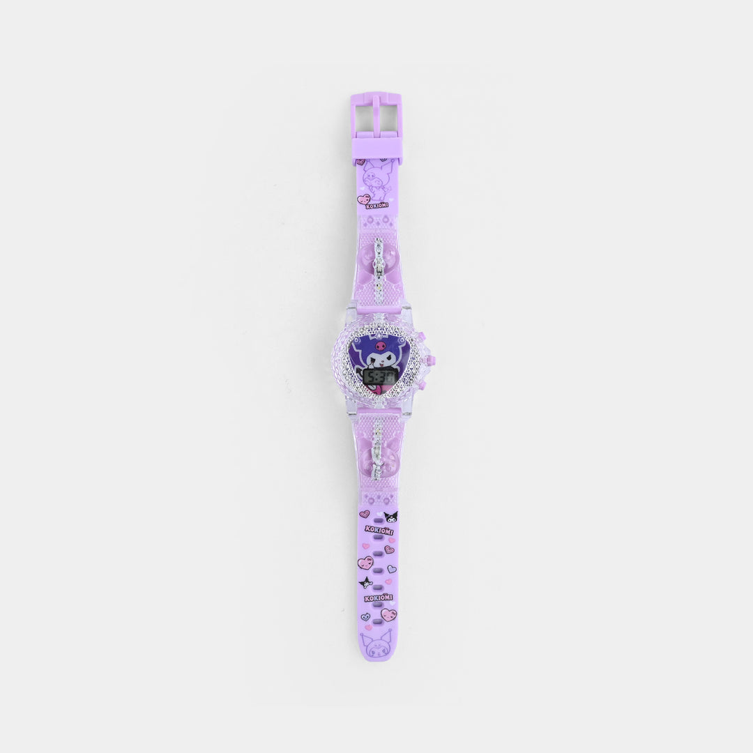 Girls Adjustable Strap Digital Wrist Watch