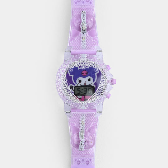 Girls Adjustable Strap Digital Wrist Watch