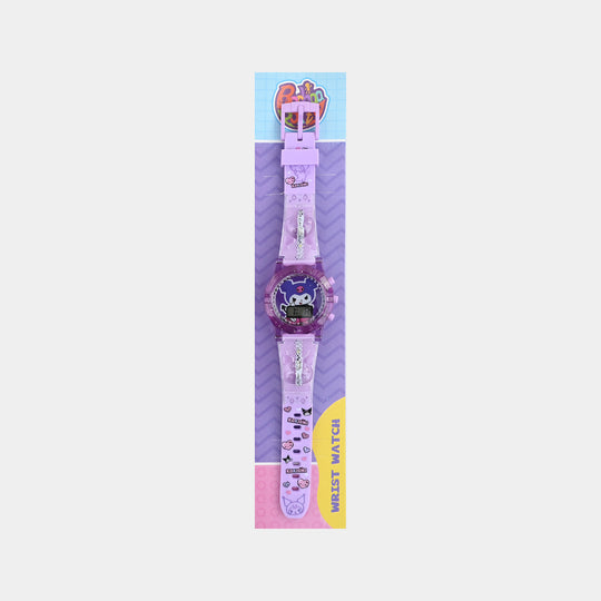 Girls Adjustable Strap Digital Wrist Watch