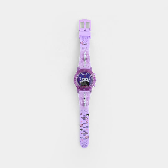 Girls Adjustable Strap Digital Wrist Watch