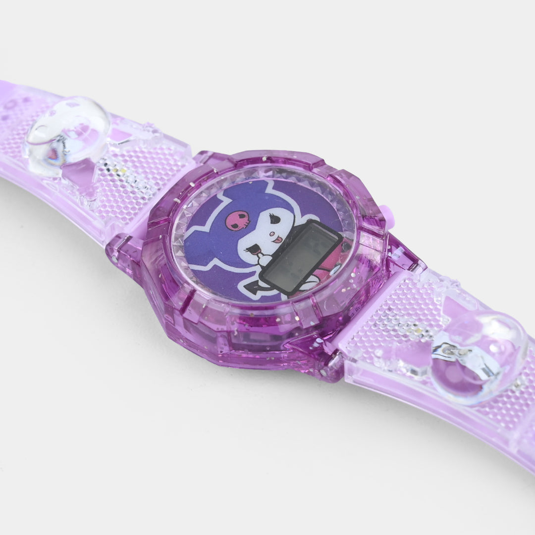 Girls Adjustable Strap Digital Wrist Watch