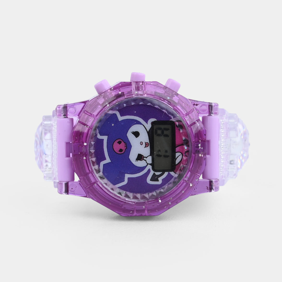 Girls Adjustable Strap Digital Wrist Watch