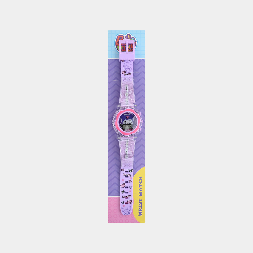 Girls Adjustable Strap Digital Wrist Watch
