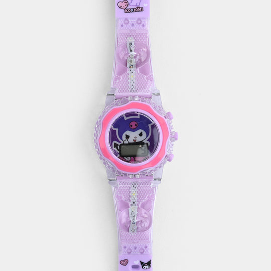 Girls Adjustable Strap Digital Wrist Watch