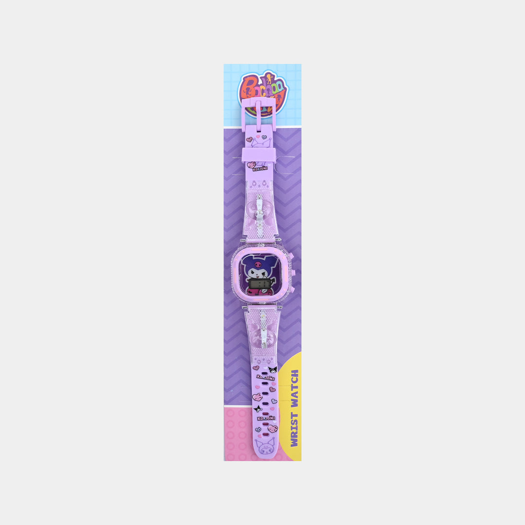Girls Adjustable Strap Digital Wrist Watch