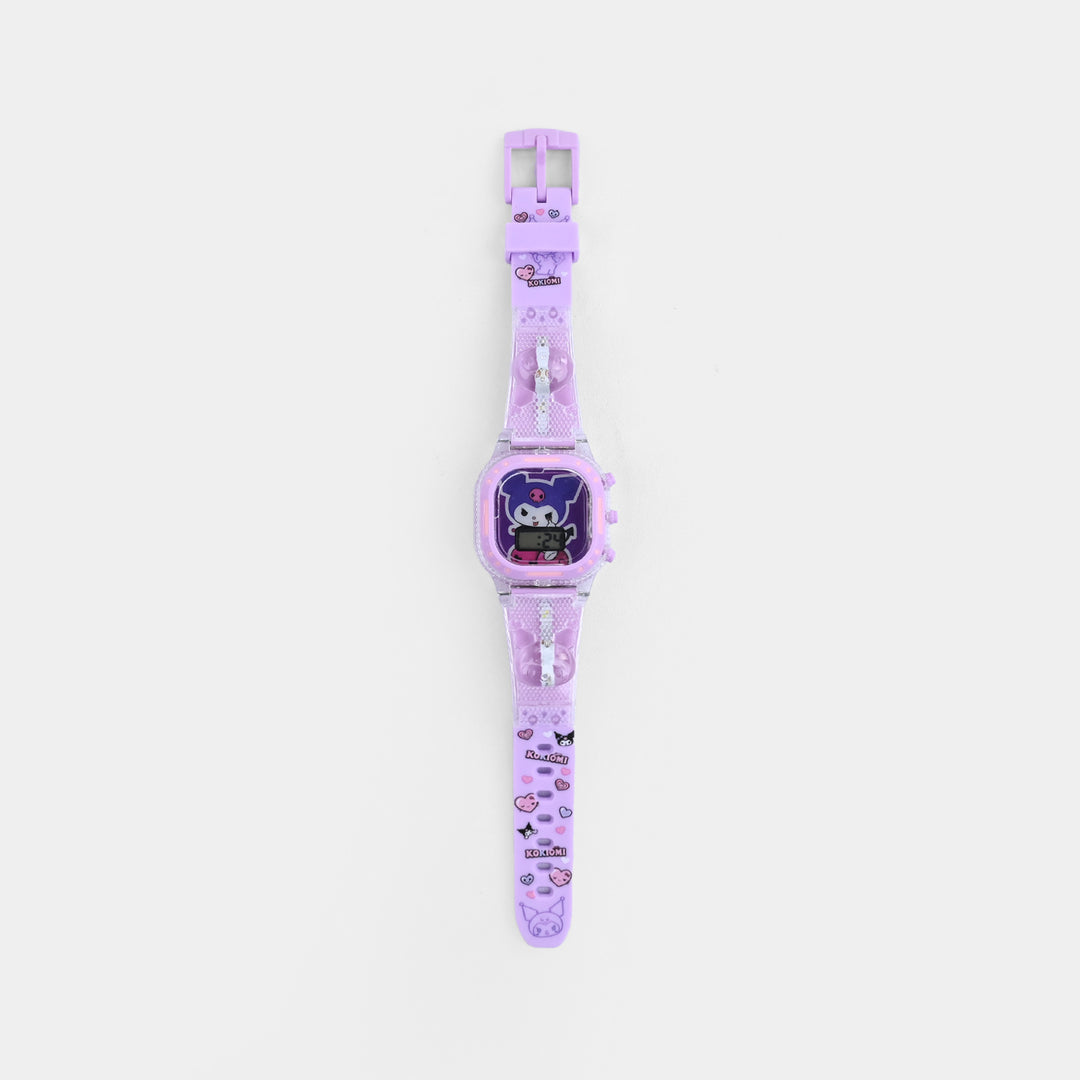 Girls Adjustable Strap Digital Wrist Watch