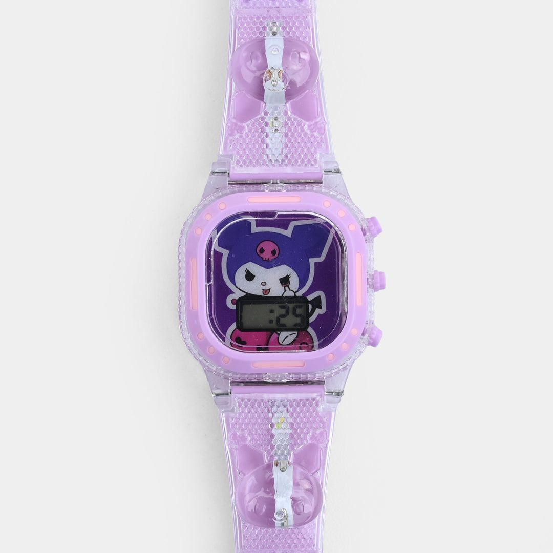 Girls Adjustable Strap Digital Wrist Watch