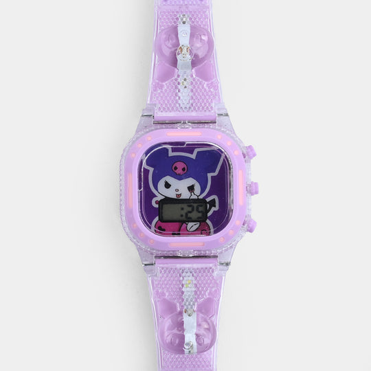 Girls Adjustable Strap Digital Wrist Watch