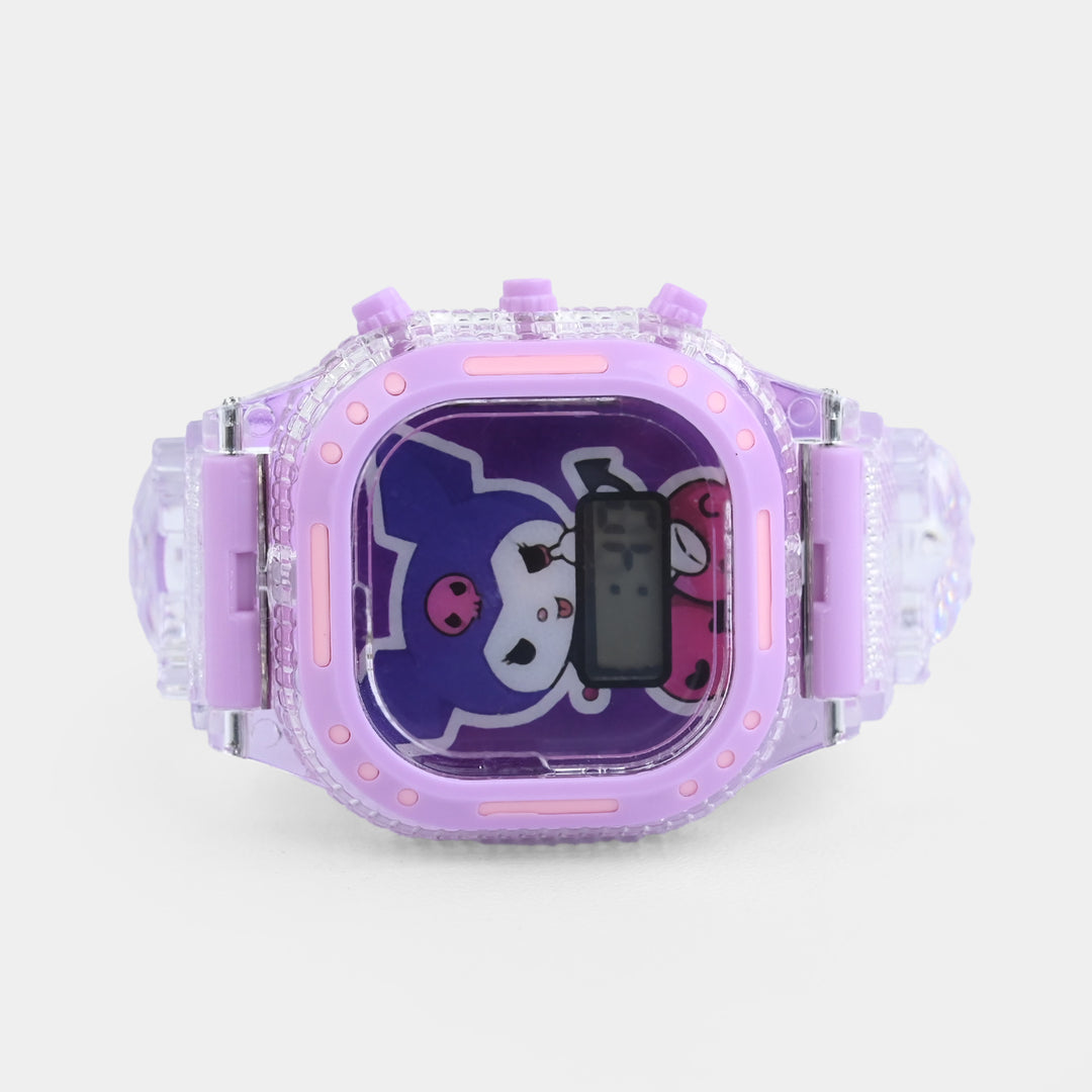 Girls Adjustable Strap Digital Wrist Watch