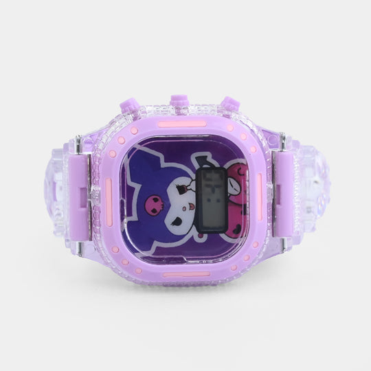 Girls Adjustable Strap Digital Wrist Watch