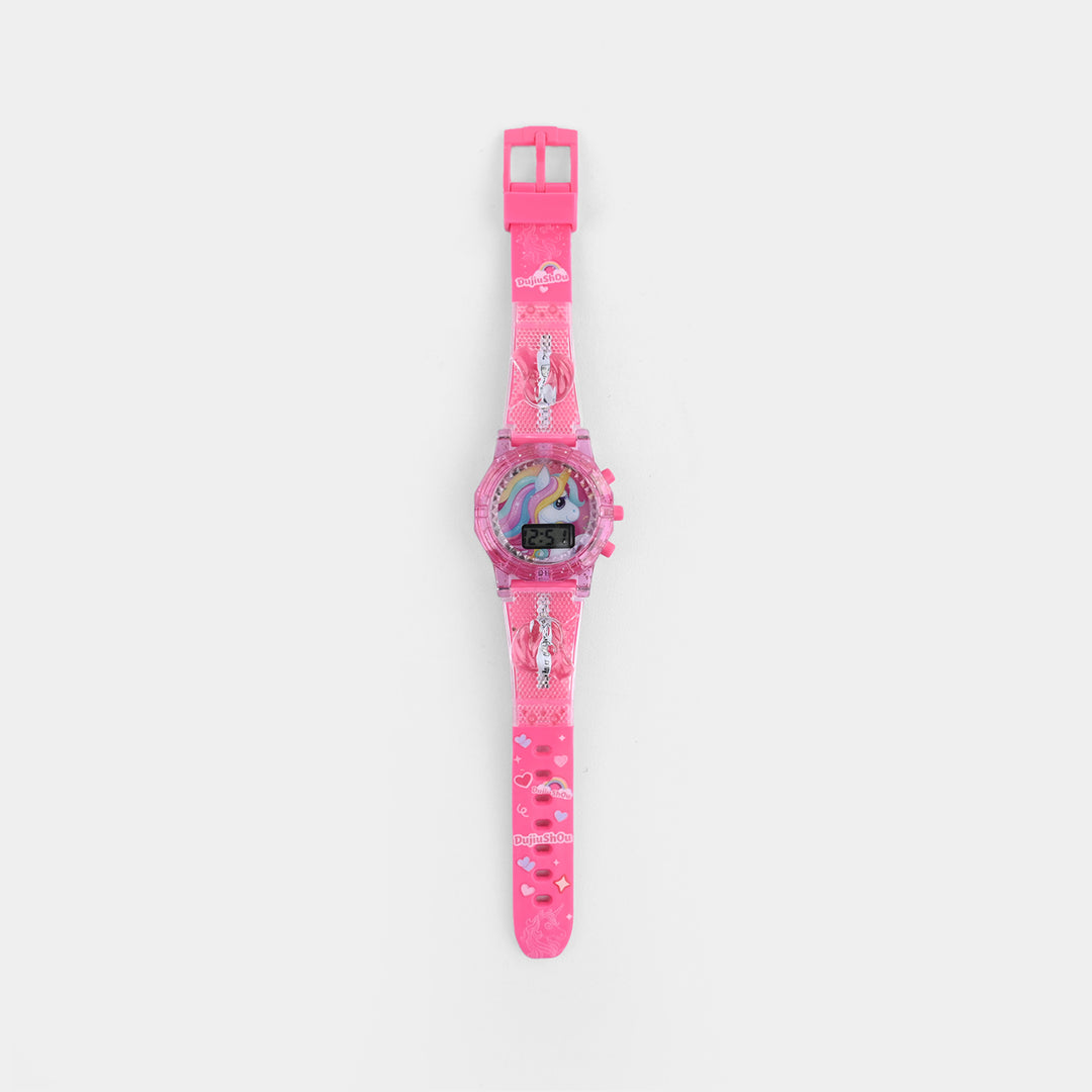 Girls Adjustable Strap Digital Wrist Watch