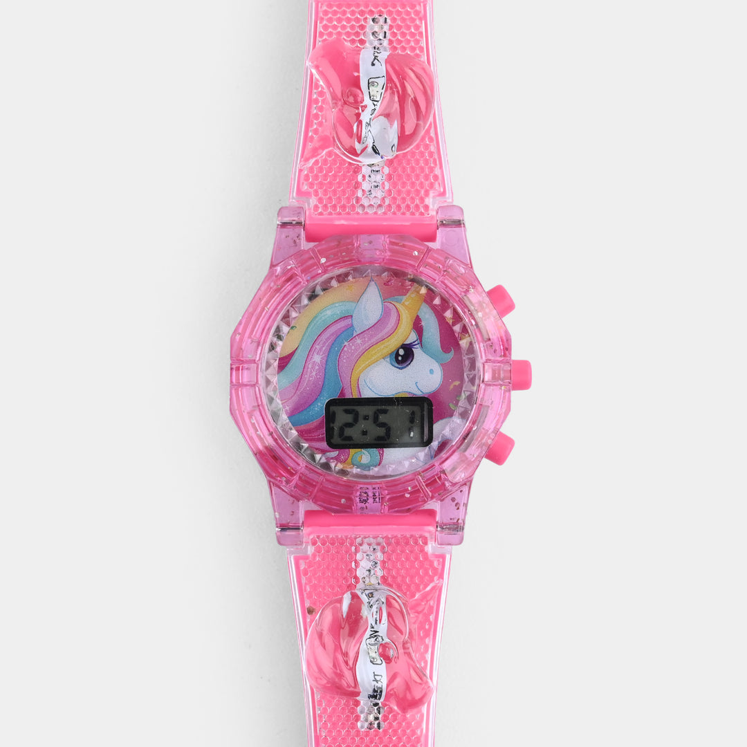 Girls Adjustable Strap Digital Wrist Watch