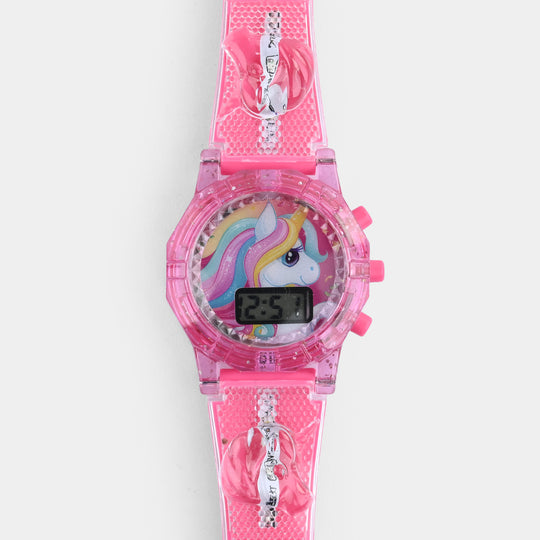 Girls Adjustable Strap Digital Wrist Watch