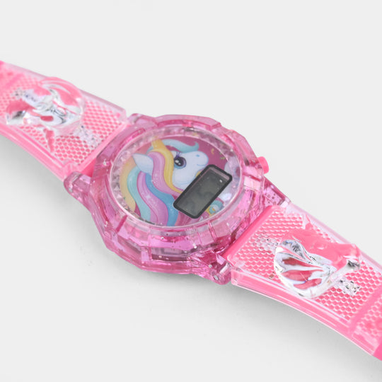 Girls Adjustable Strap Digital Wrist Watch