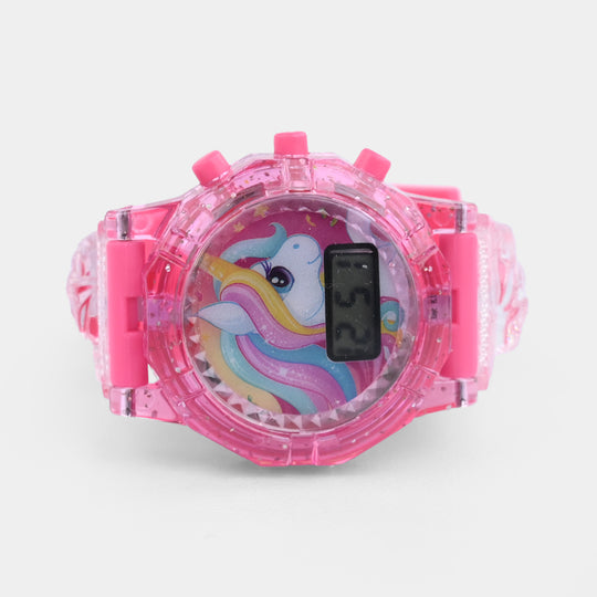 Girls Adjustable Strap Digital Wrist Watch