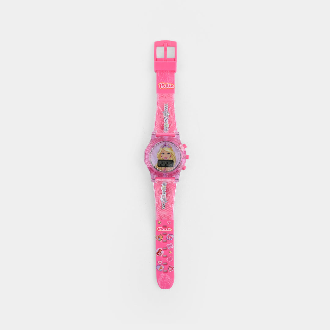 Girls Adjustable Strap Digital Wrist Watch