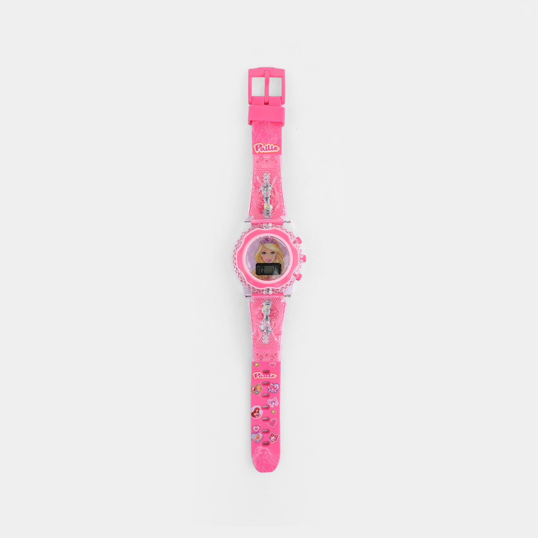 Girls Adjustable Strap Digital Wrist Watch