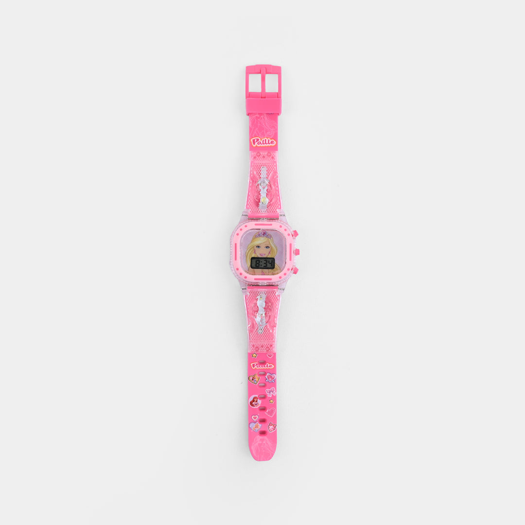 Girls Adjustable Strap Digital Wrist Watch