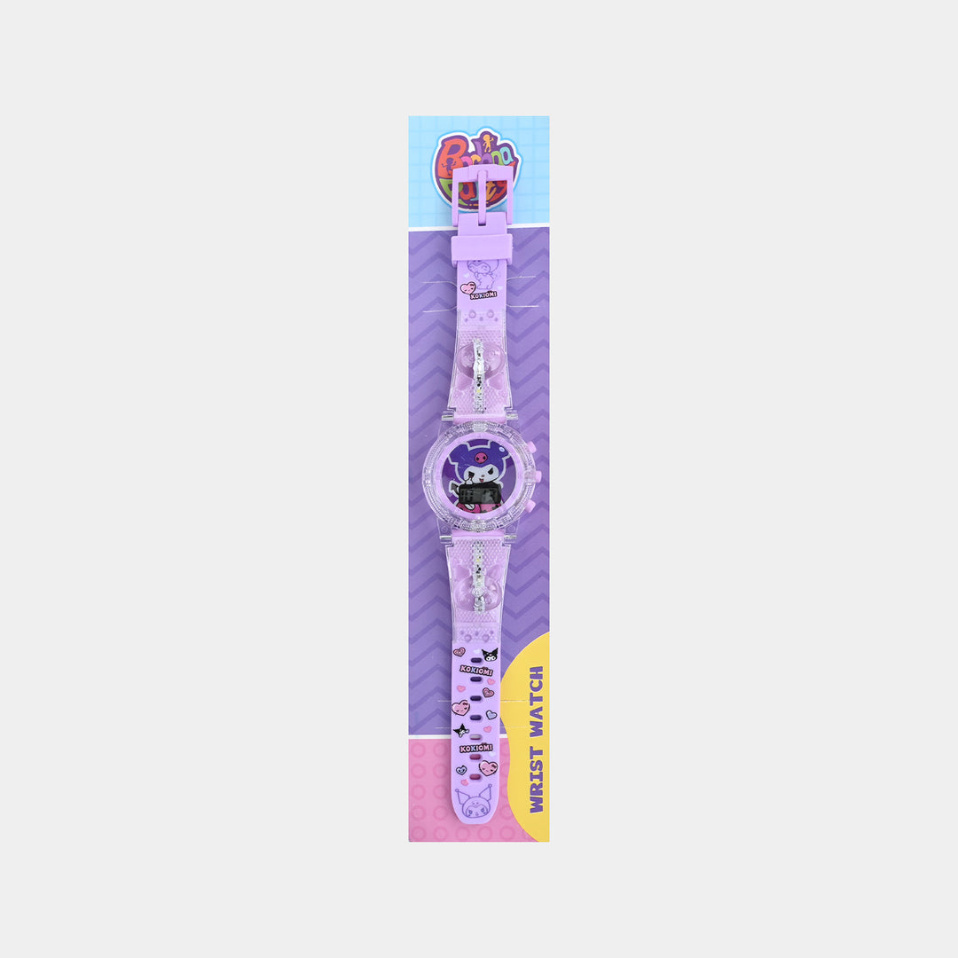 Girls Adjustable Strap Digital Wrist Watch
