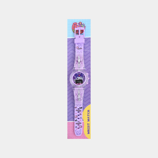 Girls Adjustable Strap Digital Wrist Watch
