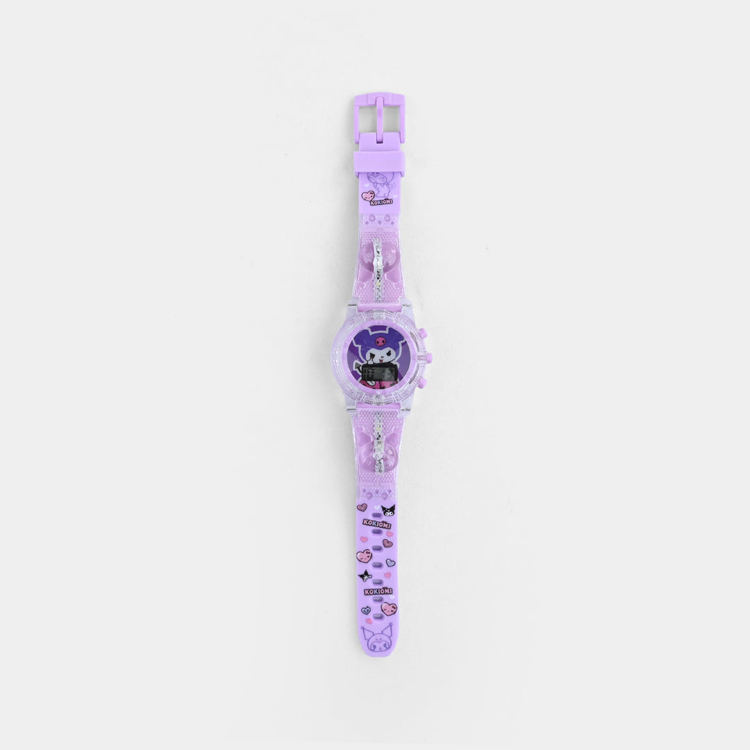 Girls Adjustable Strap Digital Wrist Watch