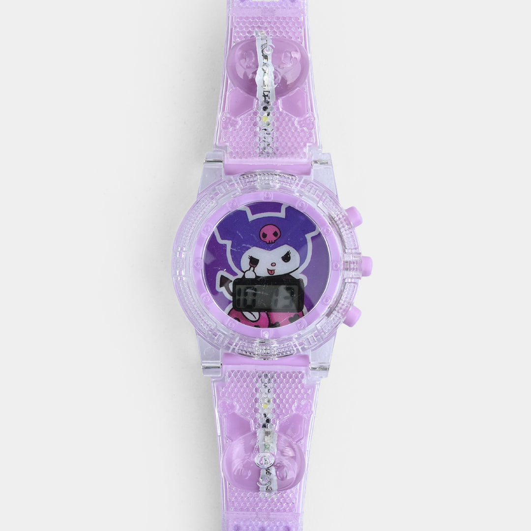 Girls Adjustable Strap Digital Wrist Watch