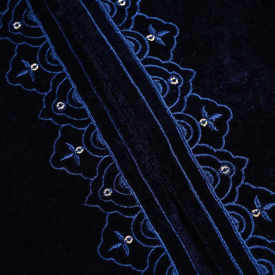 Infant Boys Velvet Waistcoat (Royal Velvet)-NAVY