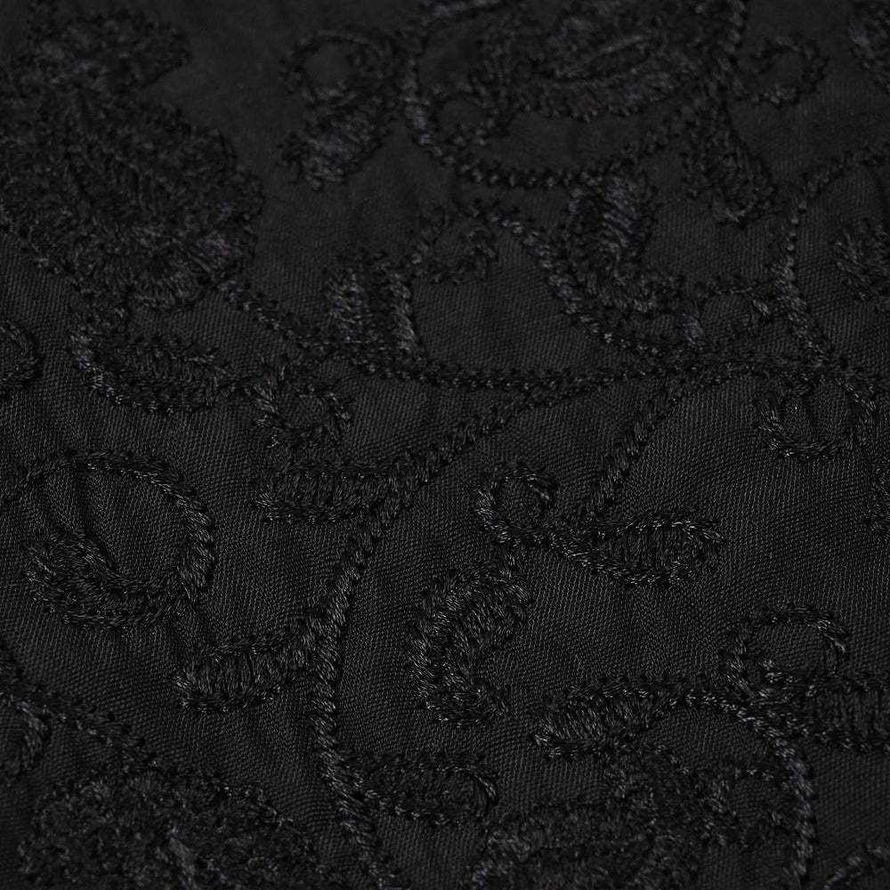 Infant Boys Poly Viscose Waistcoat (Chintz)-BLACK
