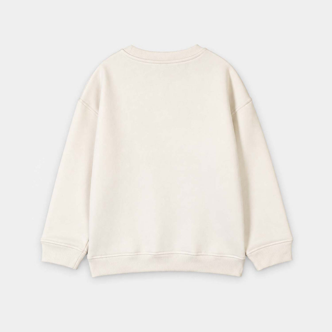 Boys Fleece SweatShirt Basketball League-Off White