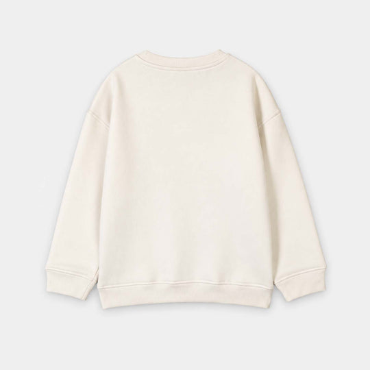 Boys Fleece SweatShirt Basketball League-Off White