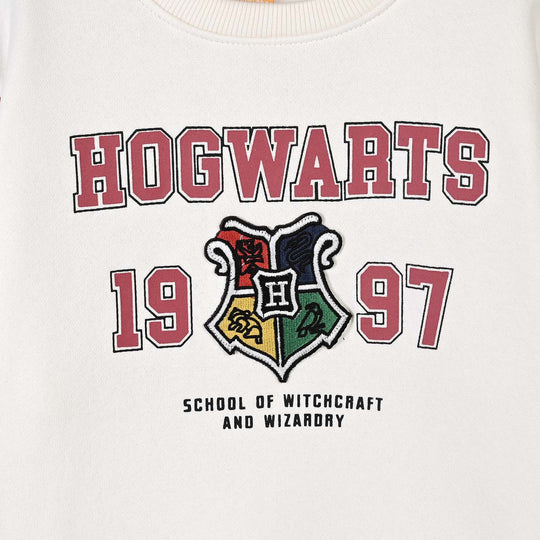 Boys Fleece SweatShirt Hogwarts-Off White
