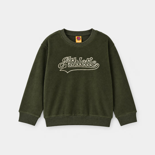 Boys Fleece Sweatshirt Athletic-Green