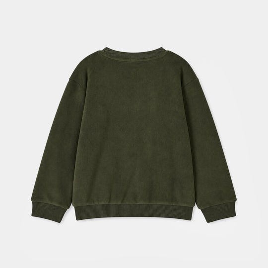 Boys Fleece Sweatshirt Athletic-Green