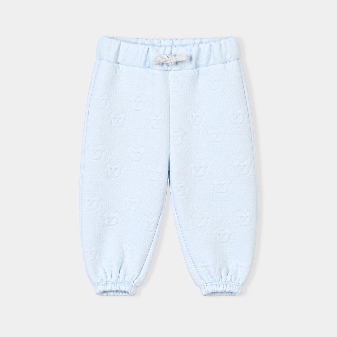 Infant Boys Fur Suit Bear-Blue
