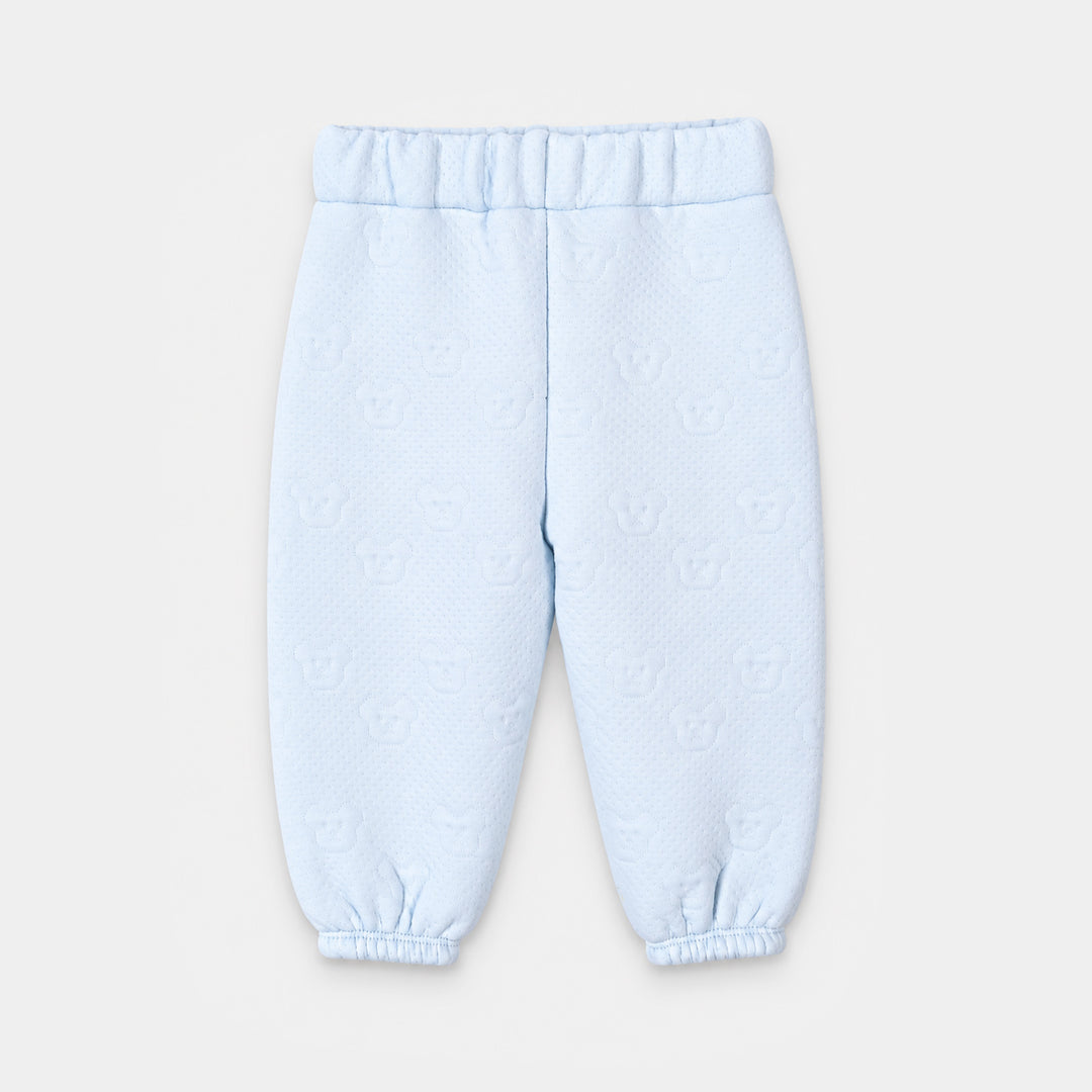 Infant Boys Fur Suit Bear-Blue