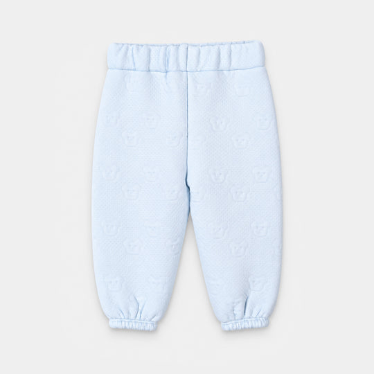 Infant Boys Fur Suit Bear-Blue