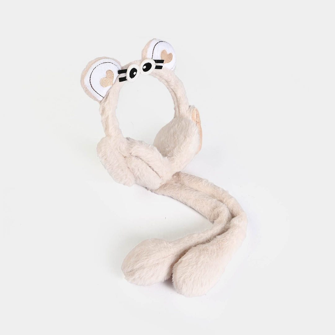 Interactive Moving Ear Plush Winter Earmuffs