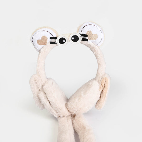 Interactive Moving Ear Plush Winter Earmuffs