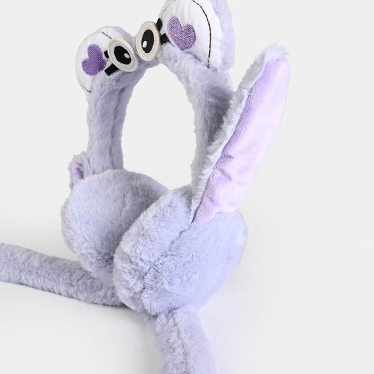 Interactive Moving Ear Plush Winter Earmuffs
