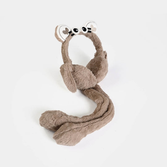 Interactive Moving Ear Plush Winter Earmuffs