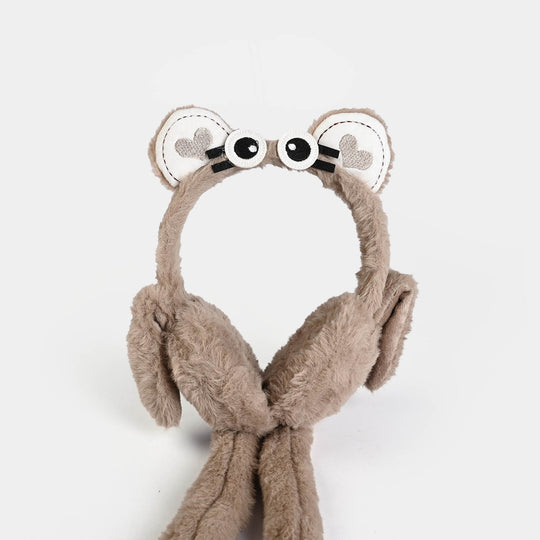 Interactive Moving Ear Plush Winter Earmuffs