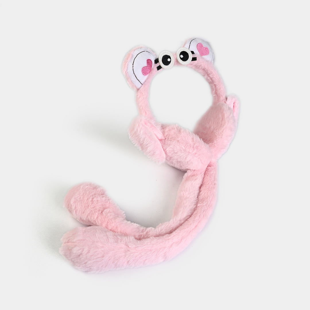 Interactive Moving Ear Plush Winter Earmuffs