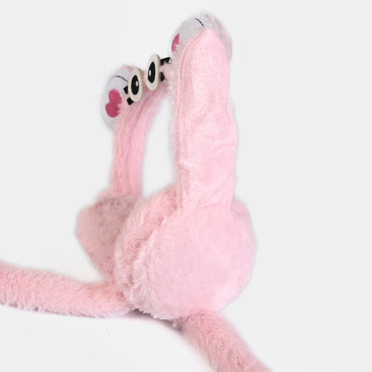 Interactive Moving Ear Plush Winter Earmuffs
