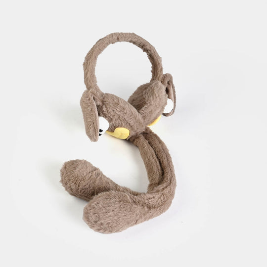 Interactive Moving Ear Plush Winter Earmuffs