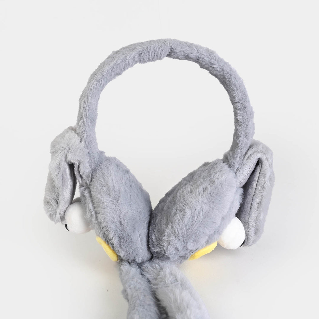Interactive Moving Ear Plush Winter Earmuffs
